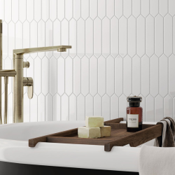 Плитка Equipe Arrow 25835 Pure White 5x25