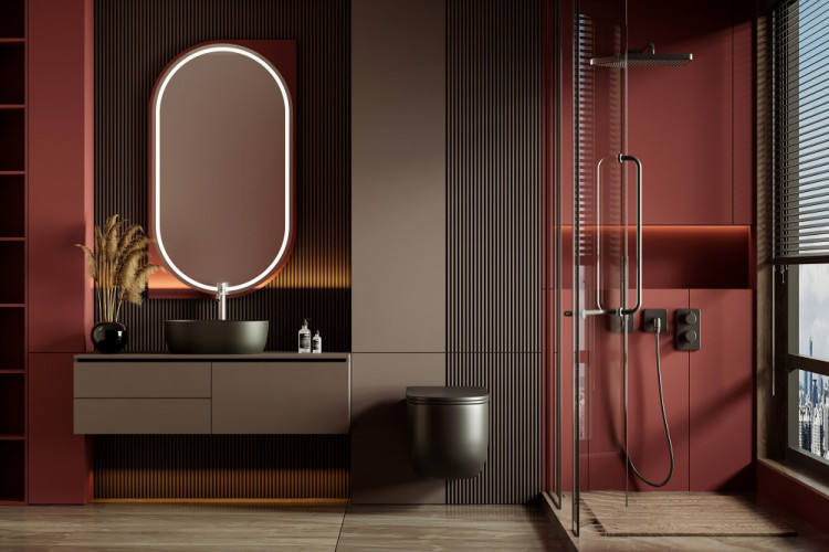 Унитаз ABBER Bequem AC1104TMB подвесной черный матовый, безободковый, смыв торнадо