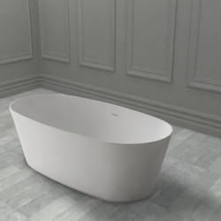 Ванна из искусственного камня ABBER Stein AS9606 белая матовая