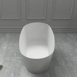 Ванна из искусственного камня ABBER Stein AS9606 белая матовая