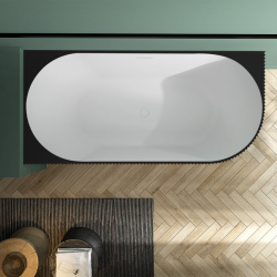 Акриловая ванна ABBER AB9329-1.7MB L черная матовая