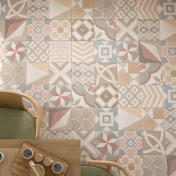 Плитка Equipe Caprice Deco 22103 Patchwork Pastel Mix 20x20