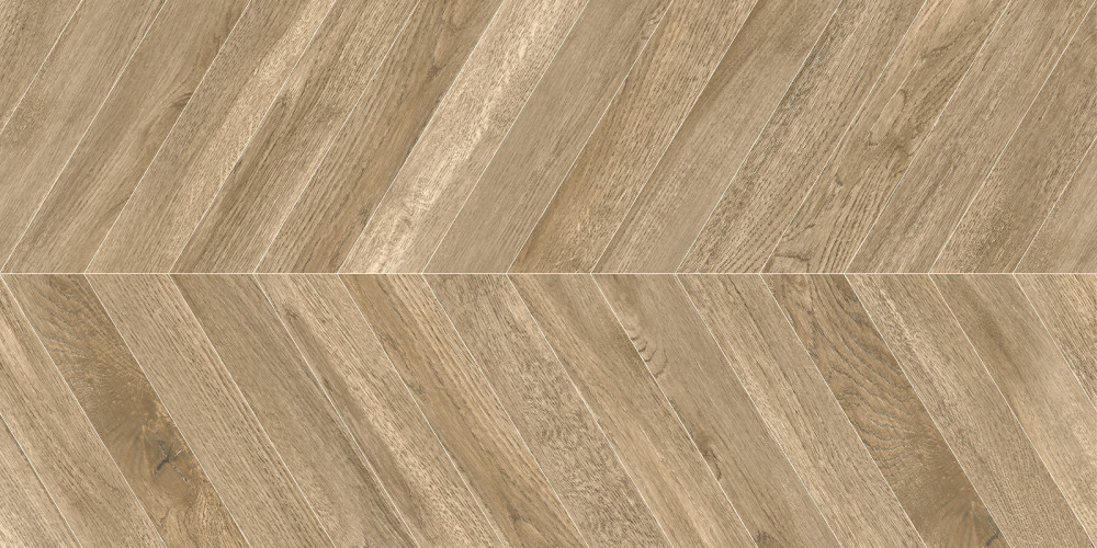 Керамогранит Delacora D120251M Walnut Chevron Light матовый карвинг 60x120