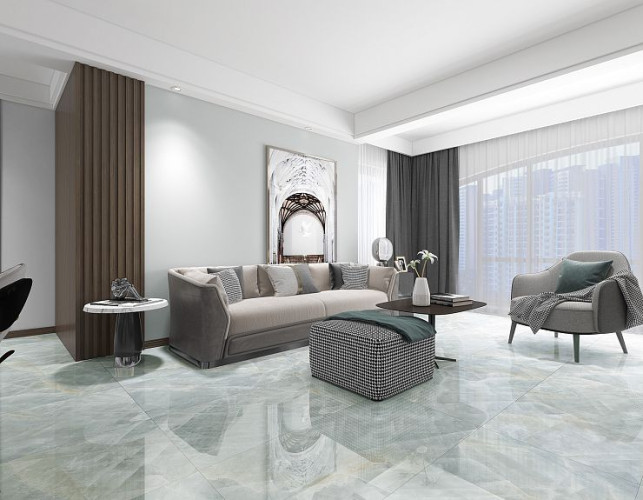 Керамогранит Global Tile Wink GT1206016417PDR Зеленый 60x120