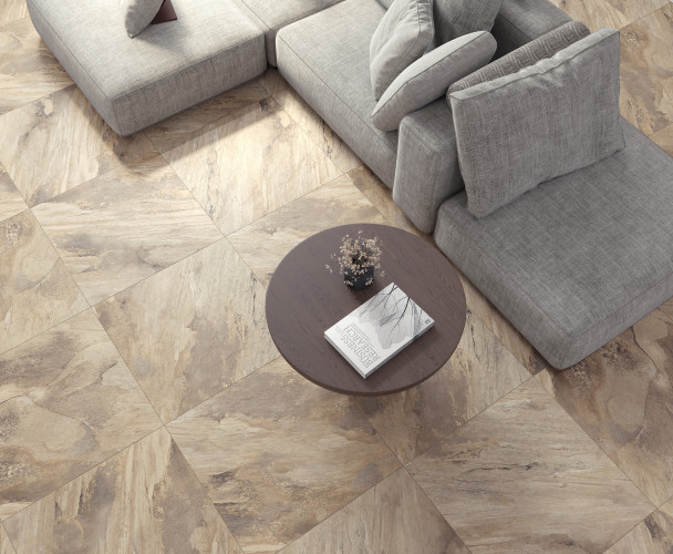 Керамогранит Laparet Miranda Brown Cтруктурный 60x120