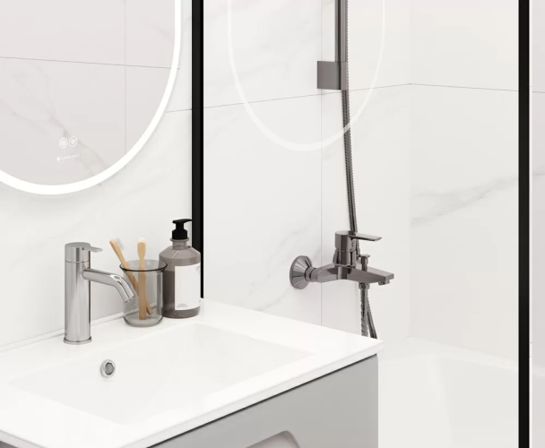 Керамогранит Ceradim х9999304539 Carrara Excellent Silver Белый Матовый 60х60