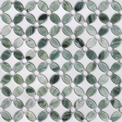 Мозаика LeeDo Ceramica Pietra Mix 5 traforato POL (20x33) 296х296, полированная глянцевая