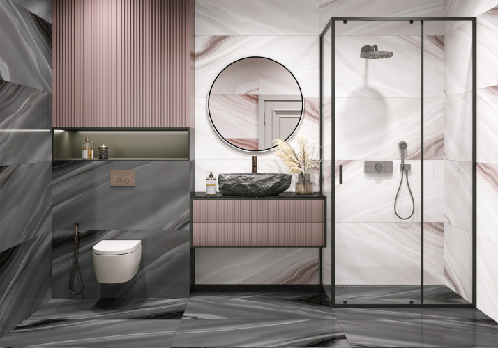 Керамогранит LCM 60120ANG25HG Angel Agate Graphite 60x120