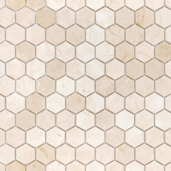 Мозаика LeeDo Ceramica Crema Marfil MAT hex (18x30x6) 285x305, матовая