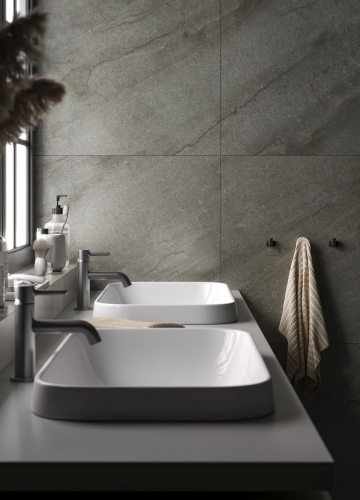 Керамогранит Kerranova K-2404/MR Bereg Light Grey 60x60