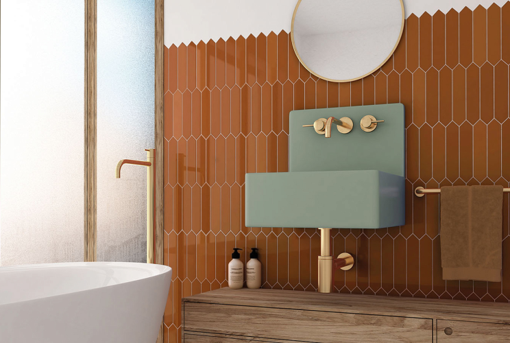 Плитка Equipe Arrow 25830 Russet 5x25