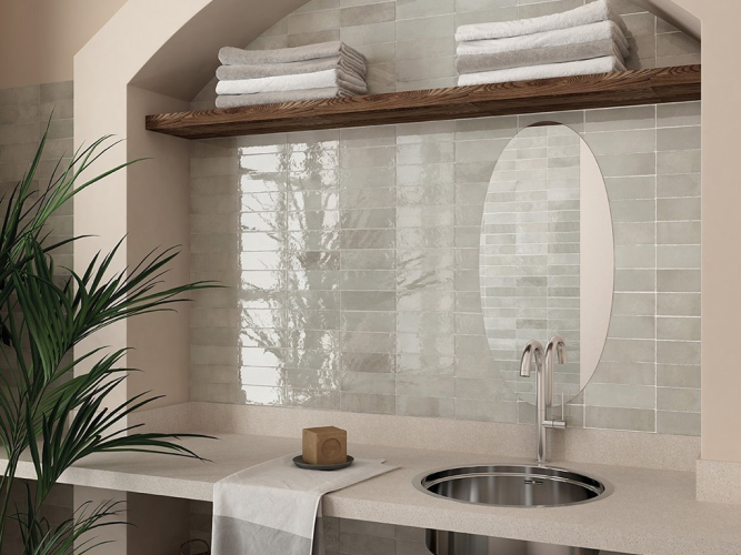 Плитка Equipe La Riviera 25838 Gris Nuage 6,5x20