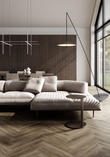 Кварцевый ламинат SPC Fargo Bevel Parquet Дуб Тихуана 33-6191-7