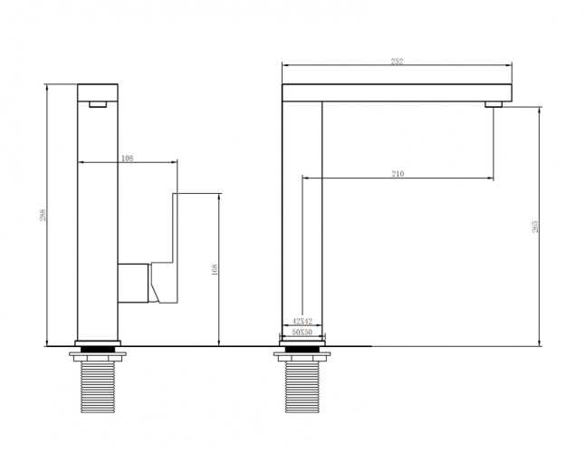 Смеситель ABBER Daheim AF8214W для кухни, белый матовый