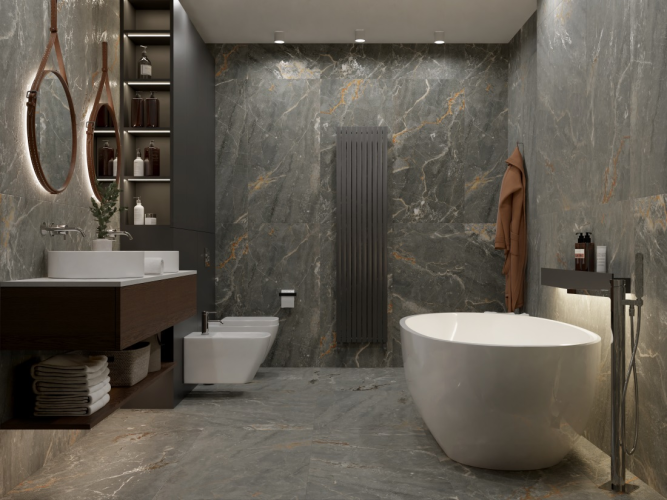 Керамогранит Primavera Hez Grey Grit Granula GG206 60x120