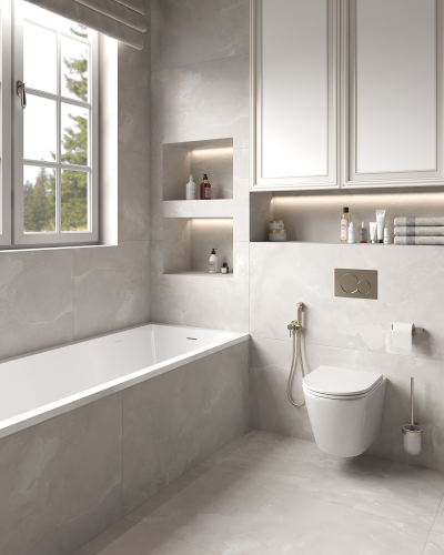 Керамогранит Staro LunaRossa Onyx Elegant Bianco Satin 60x120