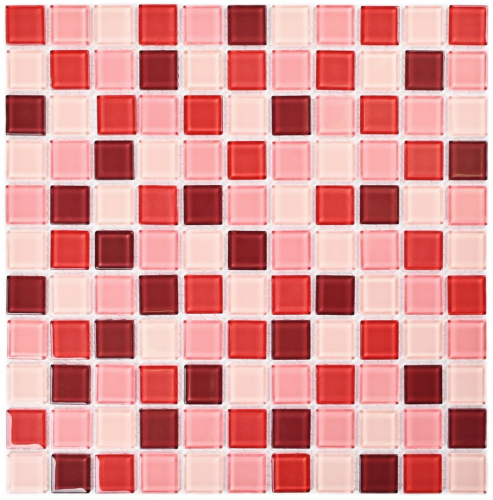 Мозаика Bonaparte Plum mix (25х25х4) 300х300, глянцевая