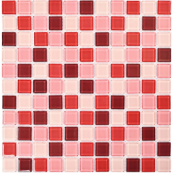Мозаика Bonaparte Plum mix (25х25х4) 300х300, глянцевая