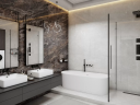 Керамогранит Duna RP-185195 Roman Versailles Brown 120x60