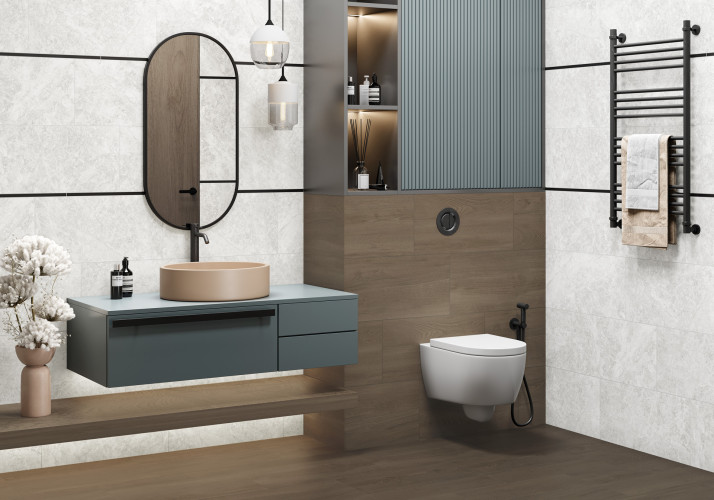 Керамогранит Delacora D30014M Walnut Dark матовый 30x60