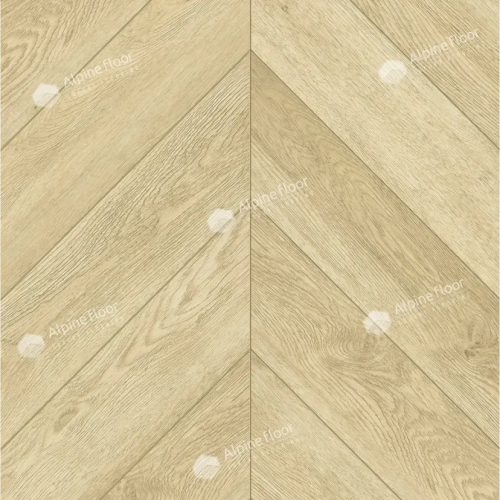 Кварцвиниловая плитка Alpine Floor Chevron Alpine LVT Дуб Ваниль Селект Chevron ECO 20-2