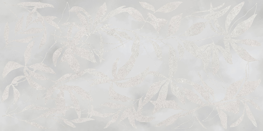 Керамогранит Vitra K958008R ArtWall Цветы Серый Матовый Ректификат 60x120