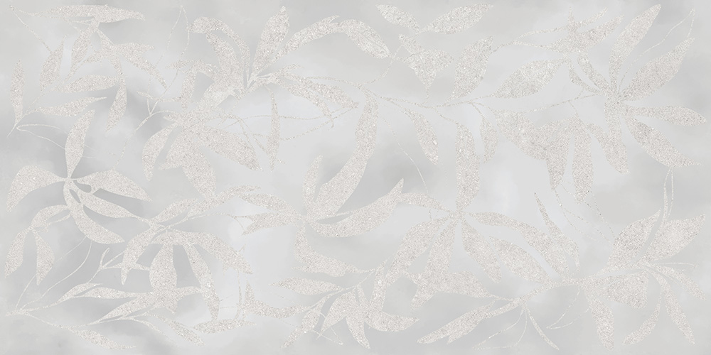 Керамогранит Vitra K958008R ArtWall Цветы Серый Матовый Ректификат 60x120