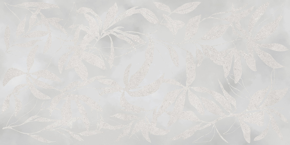 Керамогранит Vitra K958008R ArtWall Цветы Серый Матовый Ректификат 60x120