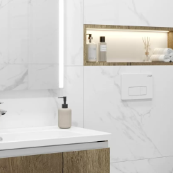 Керамогранит Ceradim х9999304222 Statuario Justice Grey Белый Матовый 60х60