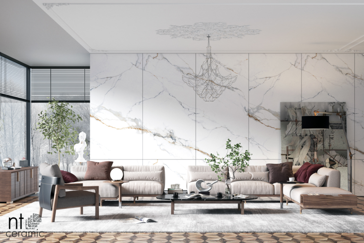 Керамогранит NT Ceramic NTT3000M Carrara Gold mat 120x240