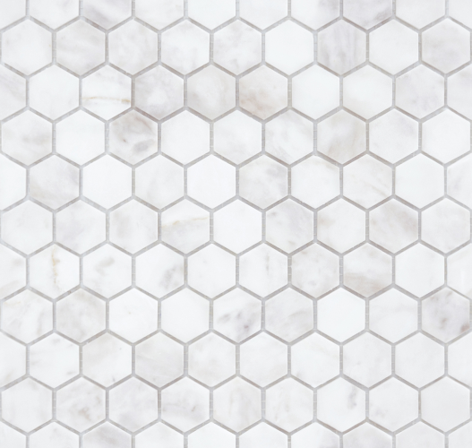 Мозаика LeeDo Ceramica Dolomiti bianco MAT hex (18x30x6) 285x305, матовая