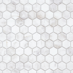 Мозаика LeeDo Ceramica Dolomiti bianco MAT hex (18x30x6) 285x305, матовая