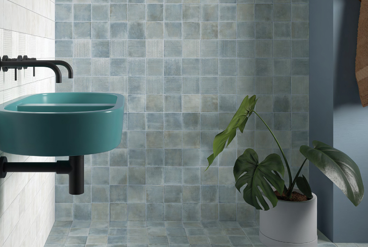 Керамогранит Equipe Raku 30695 Line Sea 6x18,6