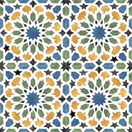 Керамогранит NiceKer Tanger blue 45,2x45,2
