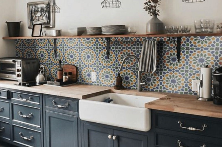 Керамогранит NiceKer Tanger blue 45,2x45,2