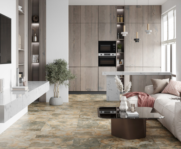 Керамогранит Laparet Oberon Green Cтруктурный 60x120