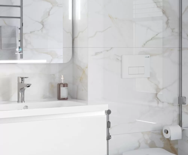 Керамогранит Ceradim х9999304485 Calacatta Superior Белый Полированный 60х60