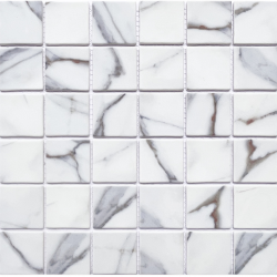 Мозаика Pixel Mosaic PIX758 из стекла, чип 48x48 мм, сетка 300х300x4 мм