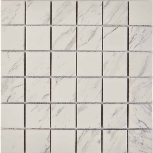 Мозаика Pixel Mosaic PIX606 из керамогранита, чип 48х48 мм, сетка 306х306х6 мм