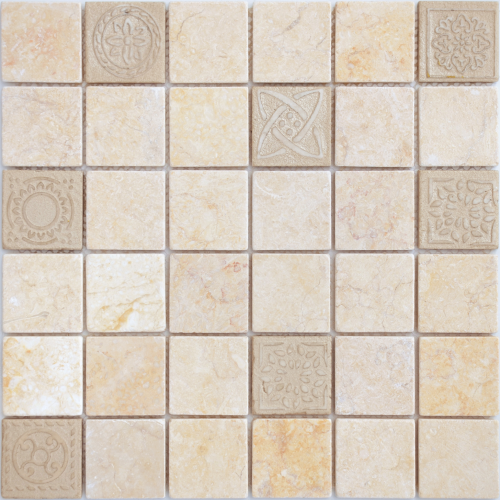 Мозаика LeeDo Ceramica Art Botticino MAT (48x48x8) 300x300, матовая