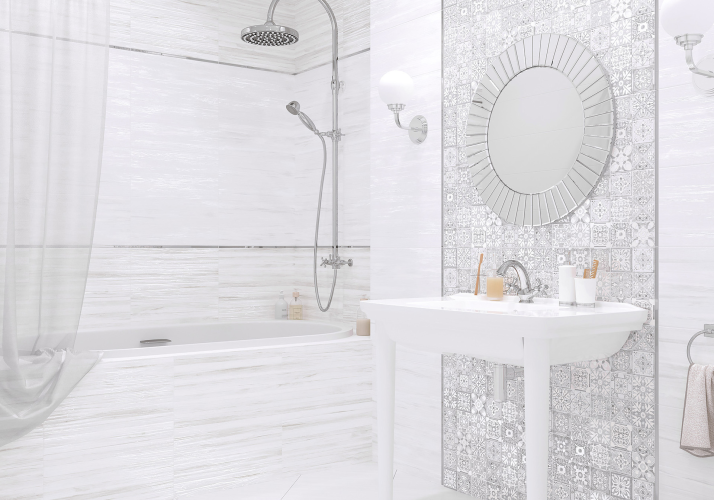 Керамогранит NewTrend FT4BLR00 Vincenzo Blur White 41x41