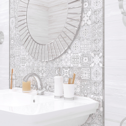 Керамогранит NewTrend FT4BLR00 Vincenzo Blur White 41x41