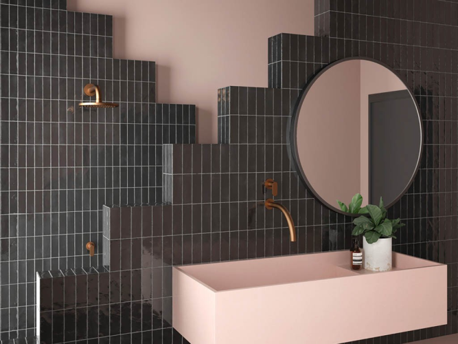 Плитка Equipe Coco 27982 Black Hat Matt 5x15