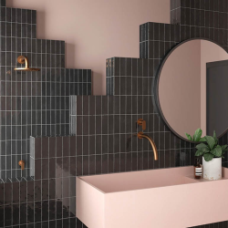 Плитка Equipe Coco 27982 Black Hat Matt 5x15