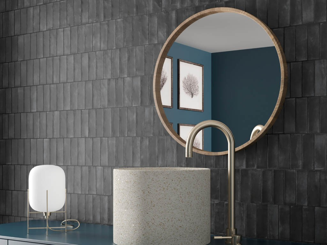 Плитка Equipe Coco 27982 Black Hat Matt 5x15