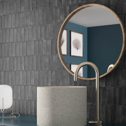 Плитка Equipe Coco 27982 Black Hat Matt 5x15