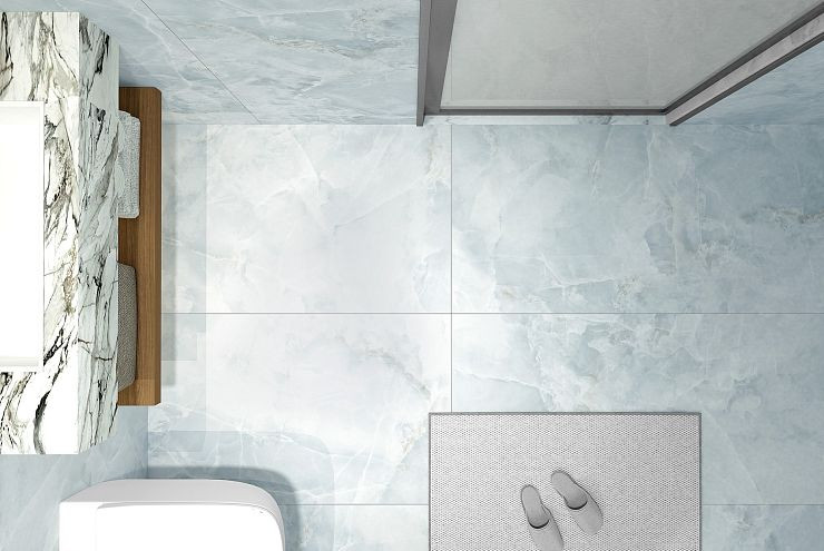 Керамогранит Global Tile Escada GT1206016916MDR Голубой 60x120