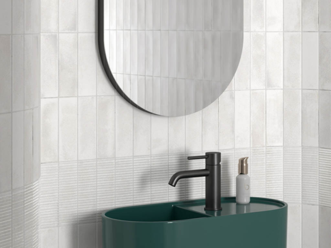 Плитка Equipe Raku 30691 Line White 6x18,6