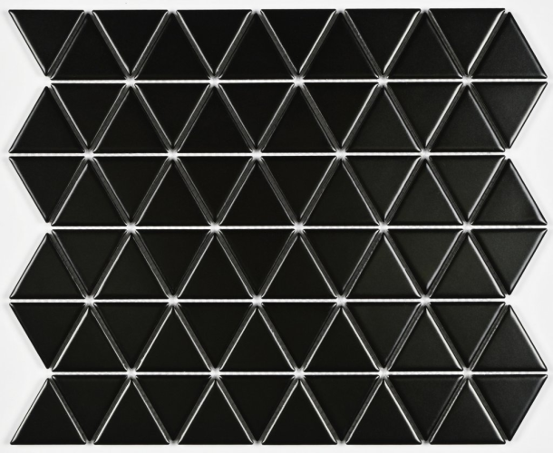 Мозаика Bonaparte Reno Black matt (39х45х6) 252х291, матовая