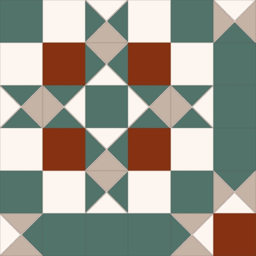 Керамогранит NiceKer Victorian Windsor green 45,2x45,2